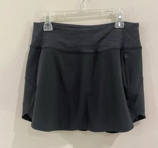 Outdoor Voices  Womens Skort Skirt Black Mini Active Pull On Size Small