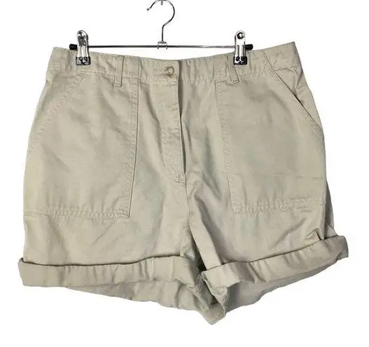 Jones New York  Sport Vintage Khaki High Rise Utility Safari Shorts 14