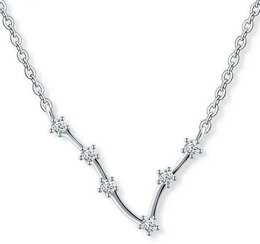 925 Silver Pisces Zodiac Necklace