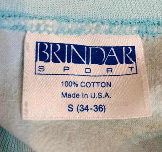 1989 Vintage Brindar Sport London, Paris, Rome Top Blue