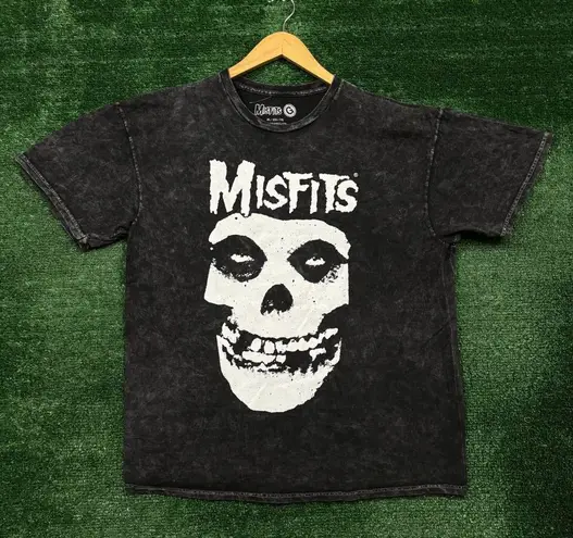 The Misfits Crimson Ghost Punk Rock Band Mineral Wash T-Shirt Extra Large