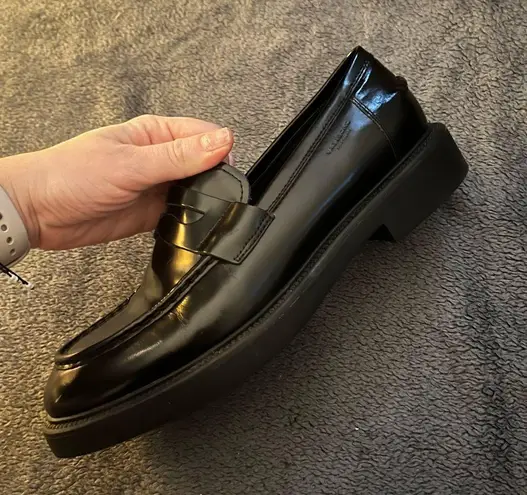 Vagabond Shoemakers Kenova Black Leather Loafers size 39