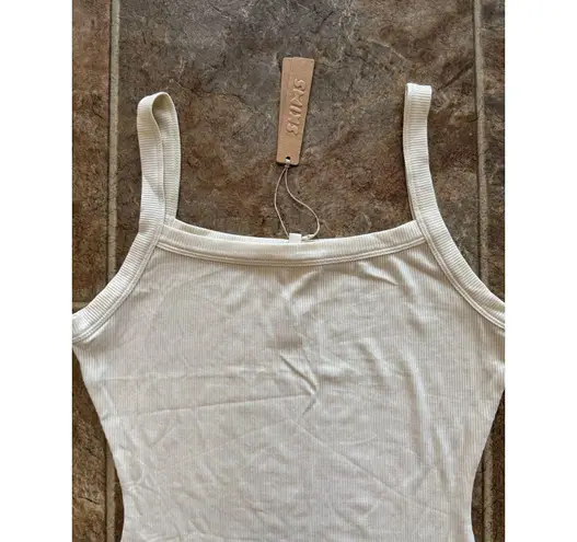 SKIMS Soft Lounge Scoop Neck Tank Bone Size Small