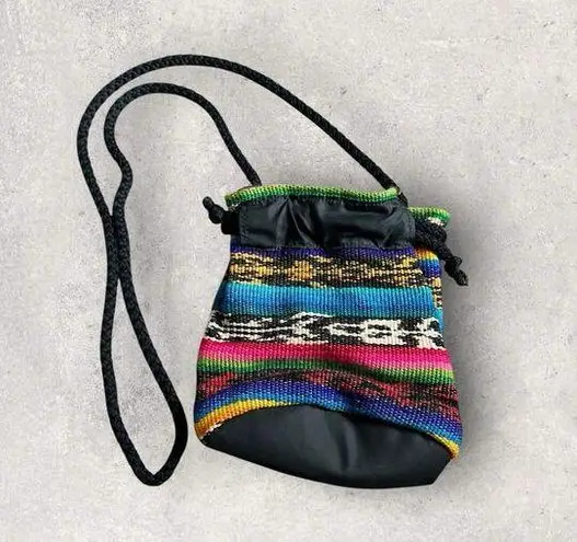 Bohemian Hippie Aztec Print Small Purse Festival Bag Made In Costa Rica