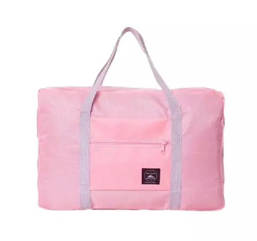 Simple Style Travel Tote Bag Pink