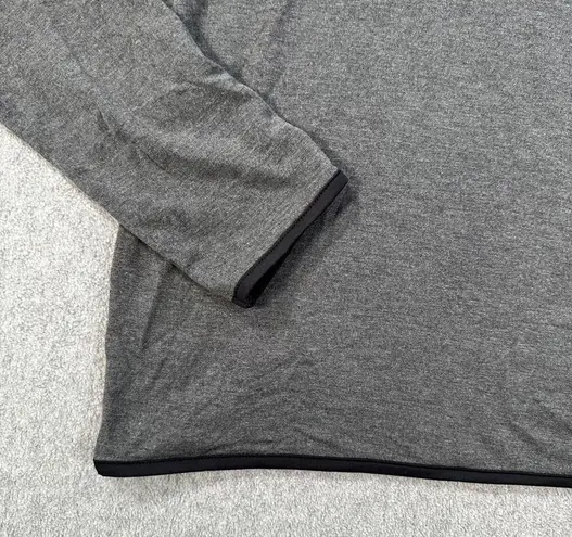 Threads 4 Thought  Quarter Zip Pullover Gray Stitch Fix Size Medium Long Sleeve - Image 2