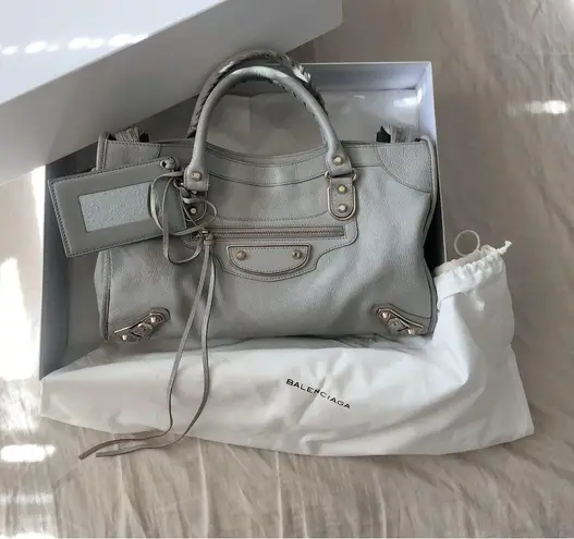 Balenciaga City Classic Metal Edge Satchel Bag Medium