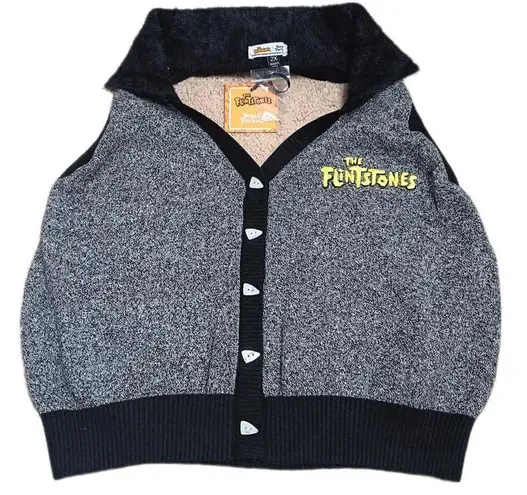 Unique Vintage Smak Parlour x Flinstones Sleeveless Knit Sweater 3XL NEW