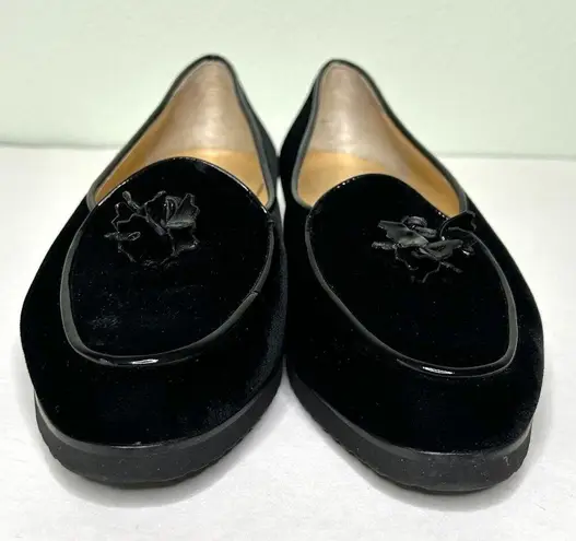 Bottega Veneta Velvet Tassel Loafers Black Size 39 8.5