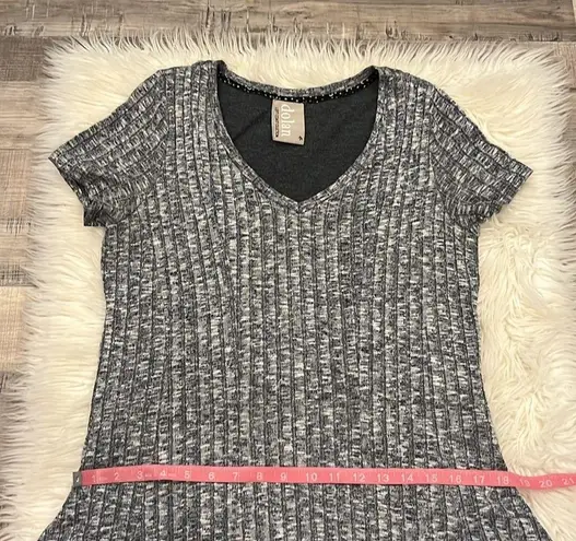 Dolan Left Coast Collection ribbed heathered stretch knit dress lined M Size M