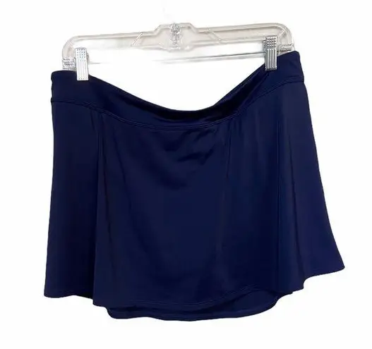 L.L.Bean  18R navy swim skirt.