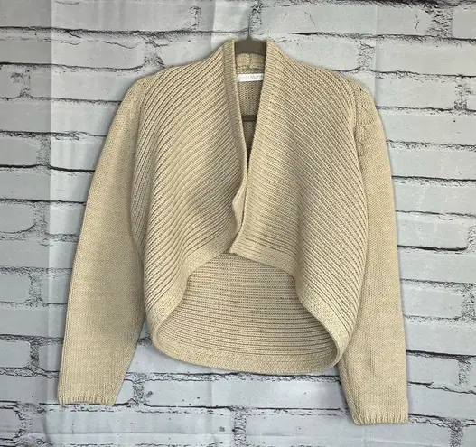 Sonja Marohn Cream Cropped Cotton Open