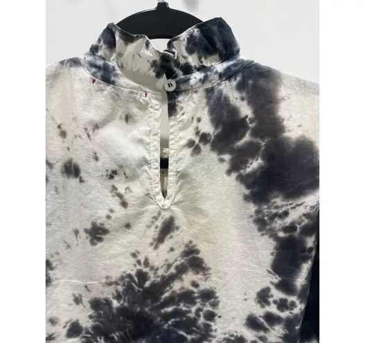 Stark X Women's Spiral Tie Dye Princess Top Sz S Gray