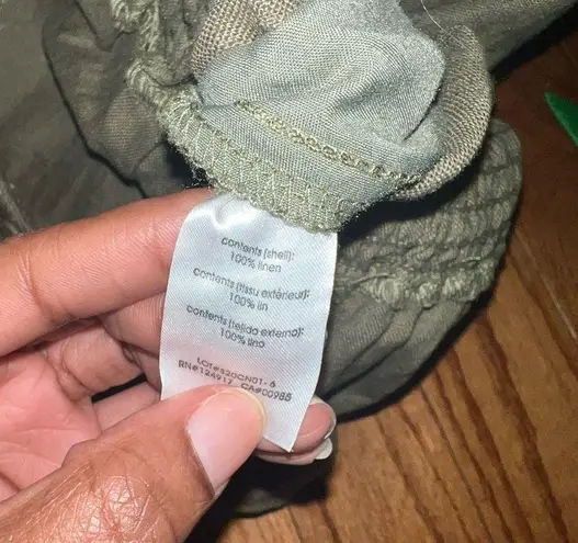 We Wore What 100% Linen Romper size XS