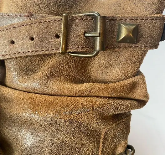 NWT Sendra Crazy Horse Motorcycle Boots Size 7 Brown