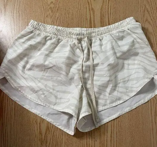 Free with Bundle Womens Animal Print Athletic Shorts Very Lightweight Medium White