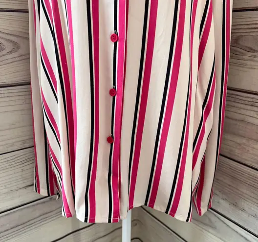 Gloria Vanderbilt Vintage Silk Button Down Shirt