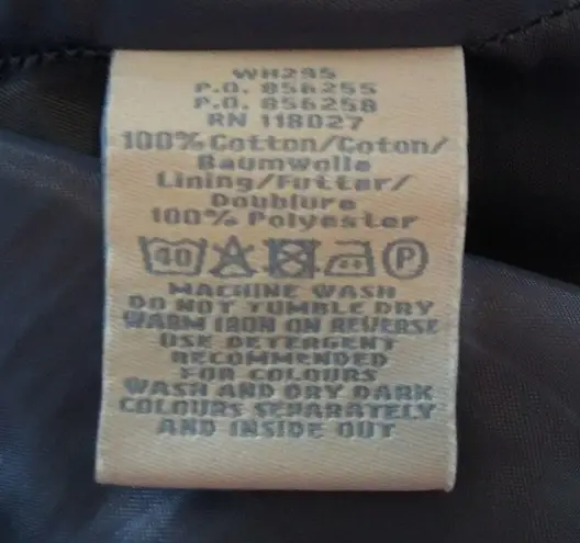 BODEN Corduroy Brown Blue Sheath Dress w Flaw Size 6