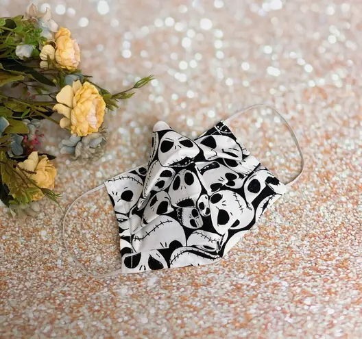 Jack The Pumpkin King Face Mask Halloween Mask White