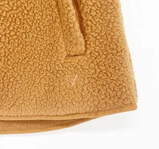 Indyeva Cordero Full Zip Sherpa Vest M Tan Size M