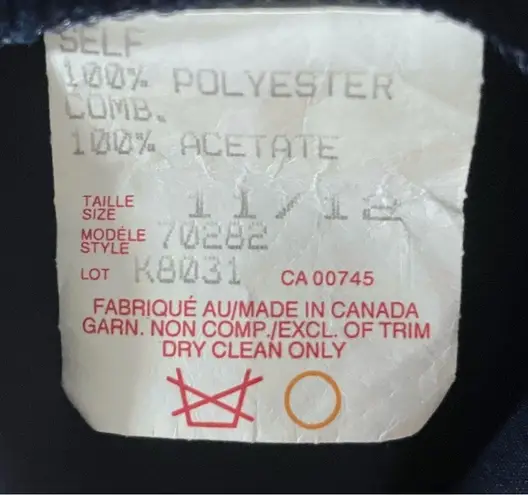 Vintage 90s Blue Satin Rhinestone Princess Prom Dress. S/M Romantic Fairy Gothic Size M