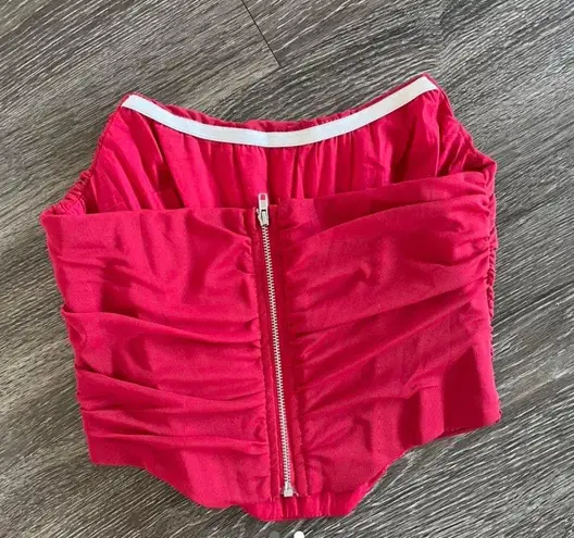 Red Corset Top