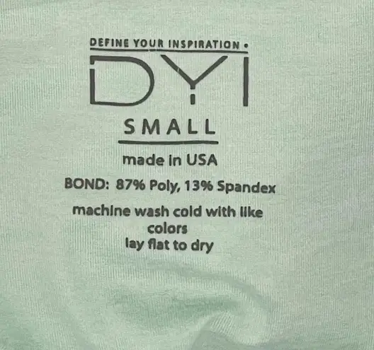 DYI NEW S Signature Tight Jersey Moss Heathered Fresh Mint Legging Workout