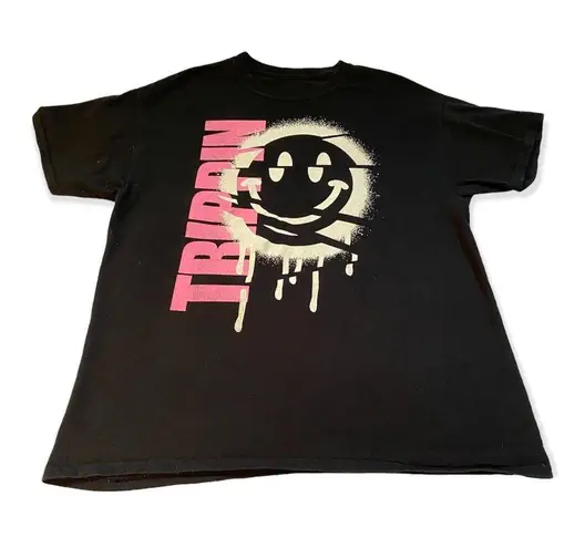 Trippin Trippy All Day Smiley Face T