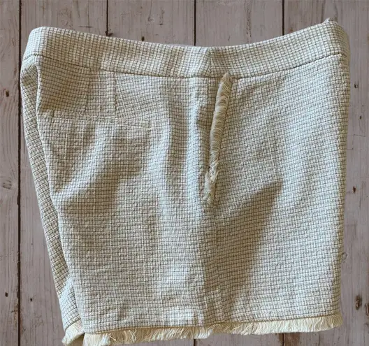 Kaari Blue Dress Shorts Curvy Chino Beige Womens 18 NWT