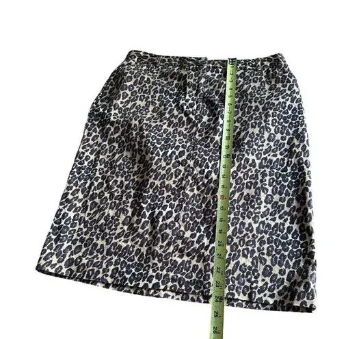 East 5th Leopard Print Pencil Skirt Size 14 Animal Print Fall Fashion Office