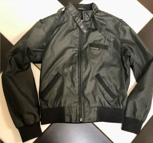 Members Only Vintage 70s 80s by Europe Craft Unisex Bomber Dark Green Black sz S