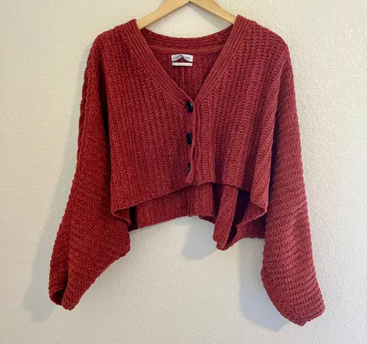 Urban Outfitters UO Ashlyn Batwing Cropped Cardigan Sweater