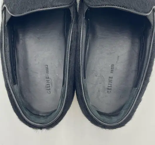 Celine Black Pony Hair Slip On
Sneakers Size 40
