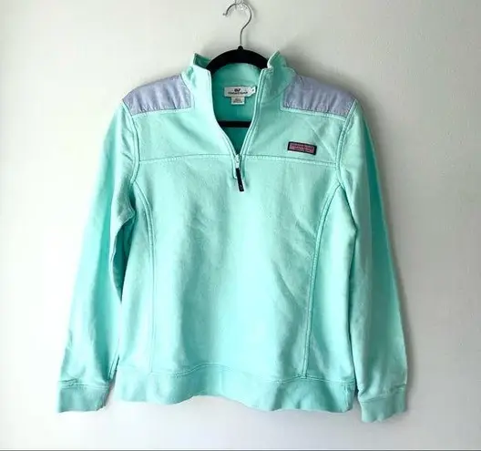 Vineyard Vines  Teal Shep Shirt Quarterzip