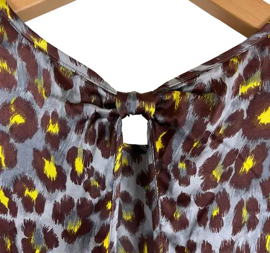 Rory Beca Women’s Silk Mini Dress Size XS Extra Small Leopard Animal Print