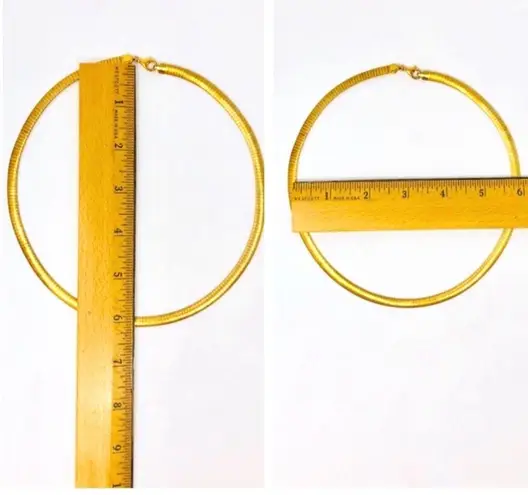 Sterling Silver reversible omega necklace, made in Italy - NWOT