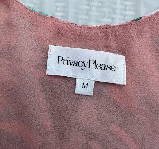Privacy Please “Wilson” Dress in Coral Palm sz M