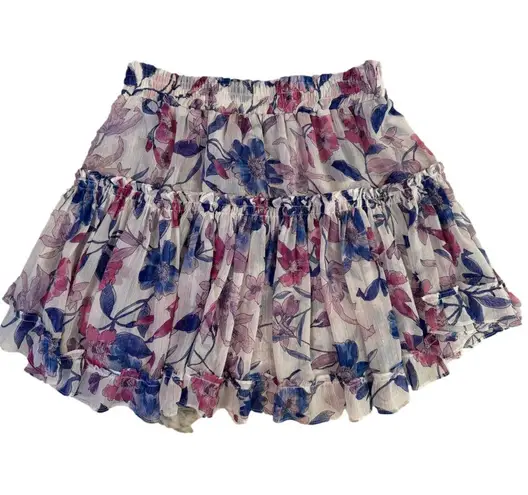 MISA Los Angeles Amethyst Floral Marion skirt Medium Sold Out on Revolve