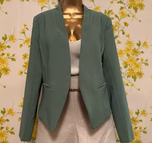 OVI Women's Sage Green open front blazer size M
