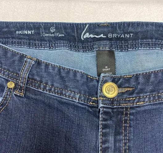 Lane Bryant  Skinny blue jeans size 18 Short