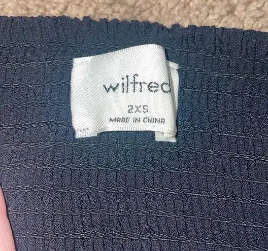 Wilfred black corset top