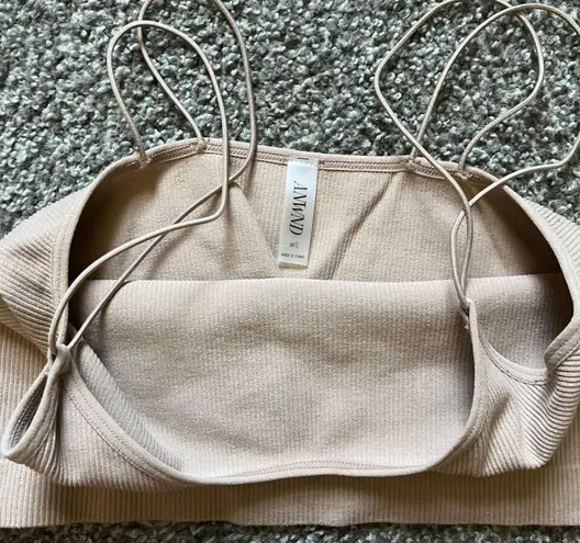 Free People Movement Tan/ Beige Seamless Tank Top 