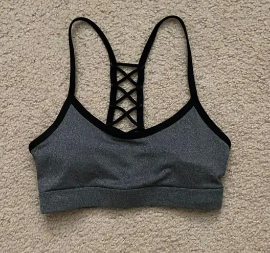 Champion Gray and Black  Sports Bra