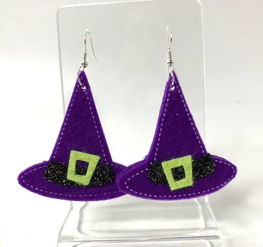 Handmade 3 Sets Of Happy Halloween Felt Earrings