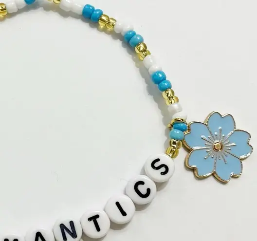 Taylor Swift Eras Tour Friendship Bracelet New Romantics 1989 with charm Blue