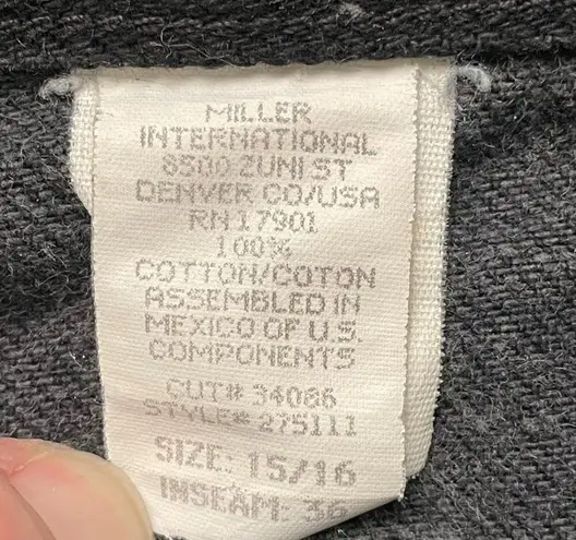 Rocky Mountain Black Jeans Bareback Size 15/16 Western Punchy Rodeo Vintage 90s