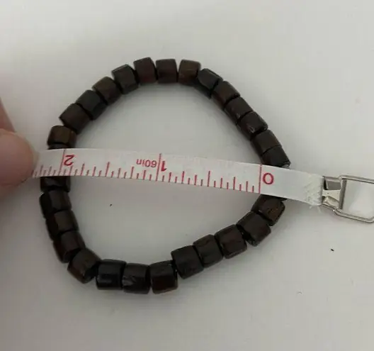 Boutique Dark brown wood bead bracelets