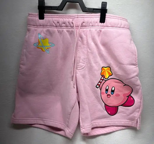 Pink Kirby & Planet Sweat Shorts Size M Nintendo Gaming Cute Kawaii Summer Size M