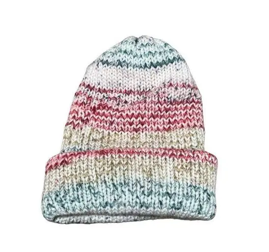 Handmade  Multicolor Knit Beanie NWOT