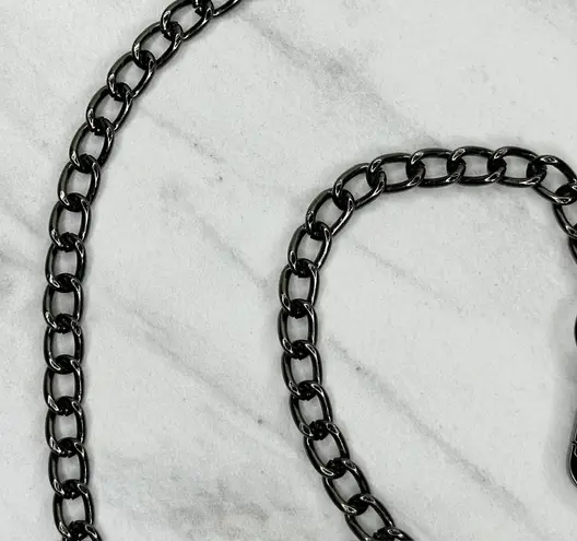 Gunmetal Tone Chain Link Purse Handbag Bag Replacement Strap ✨ Silver